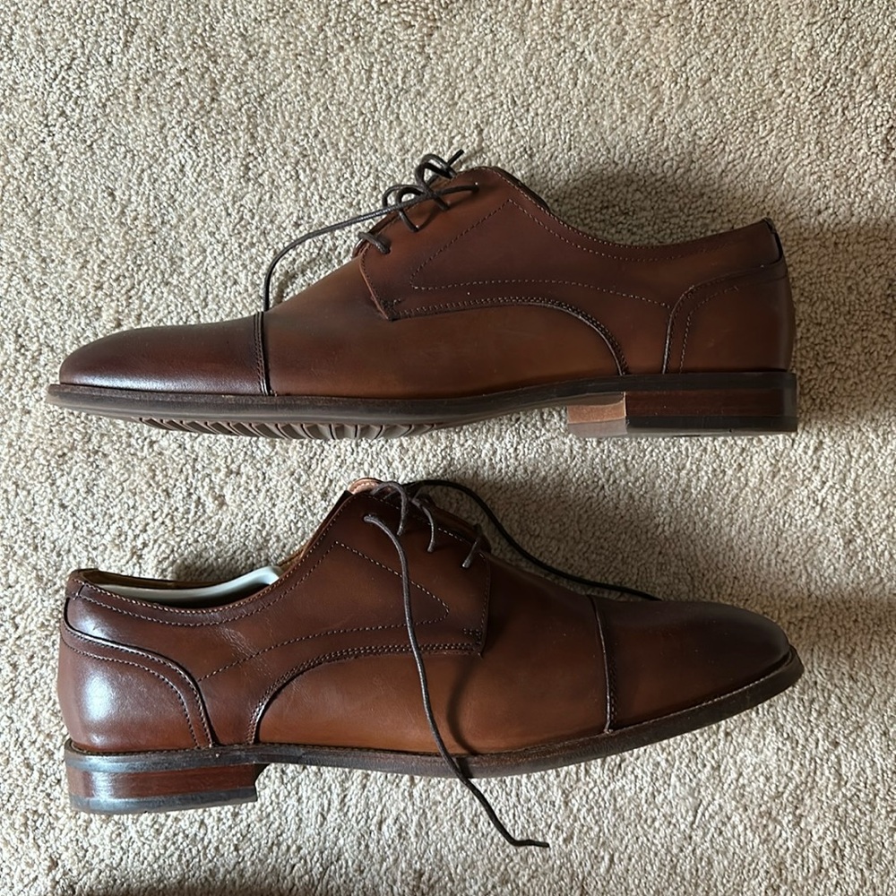 Like new Florsheim brown dress shoe size 12 magnani Thursday boot co